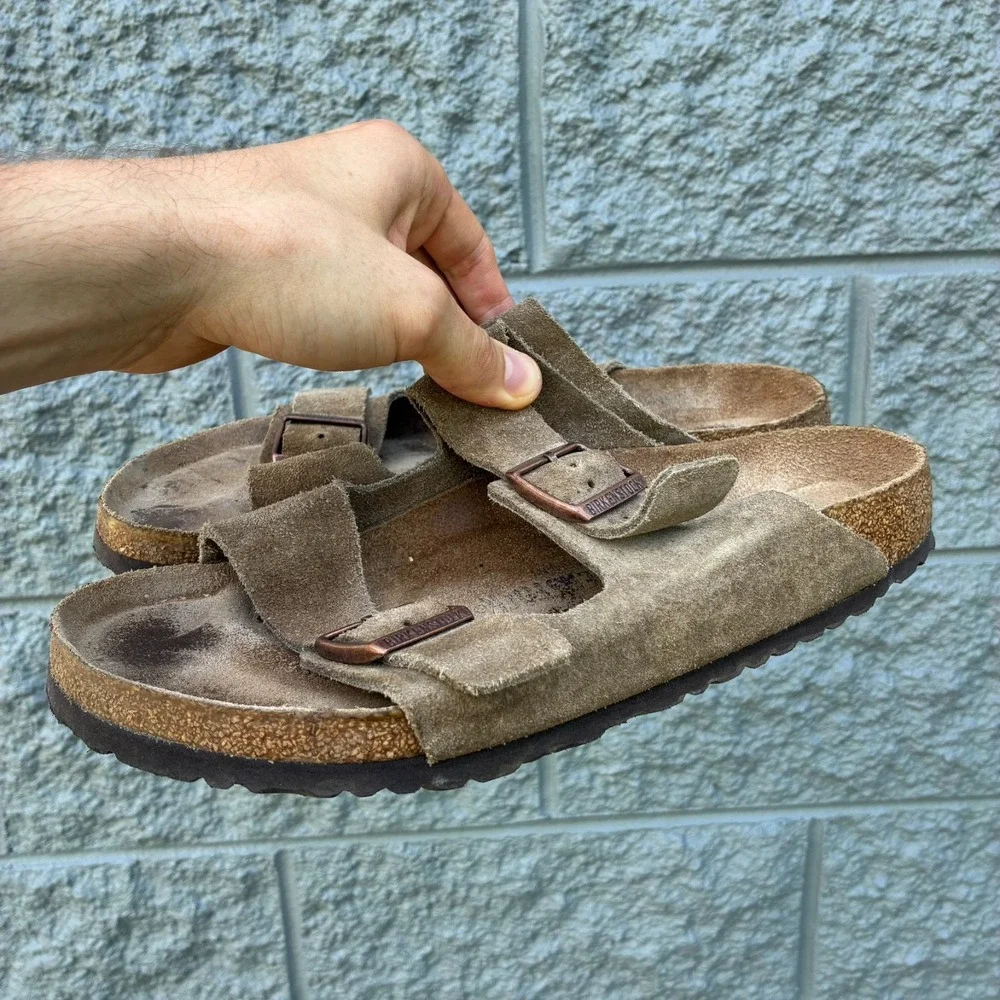 Birkenstock Arizona Suede Leather Men's 11.5 - 12 US Sandals